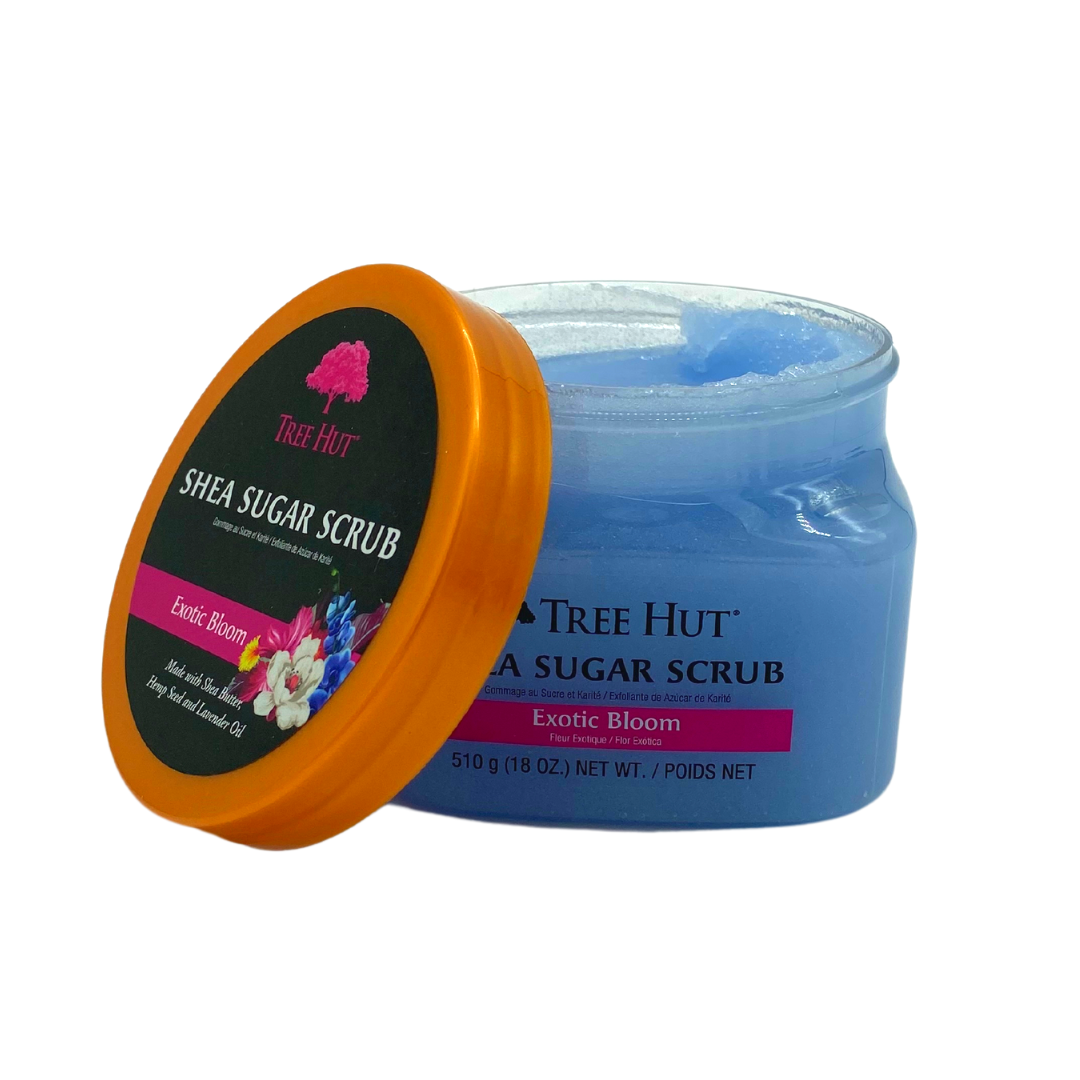 TREE HUT Exotic Bloom Shea Sugar Scrub, 18oz